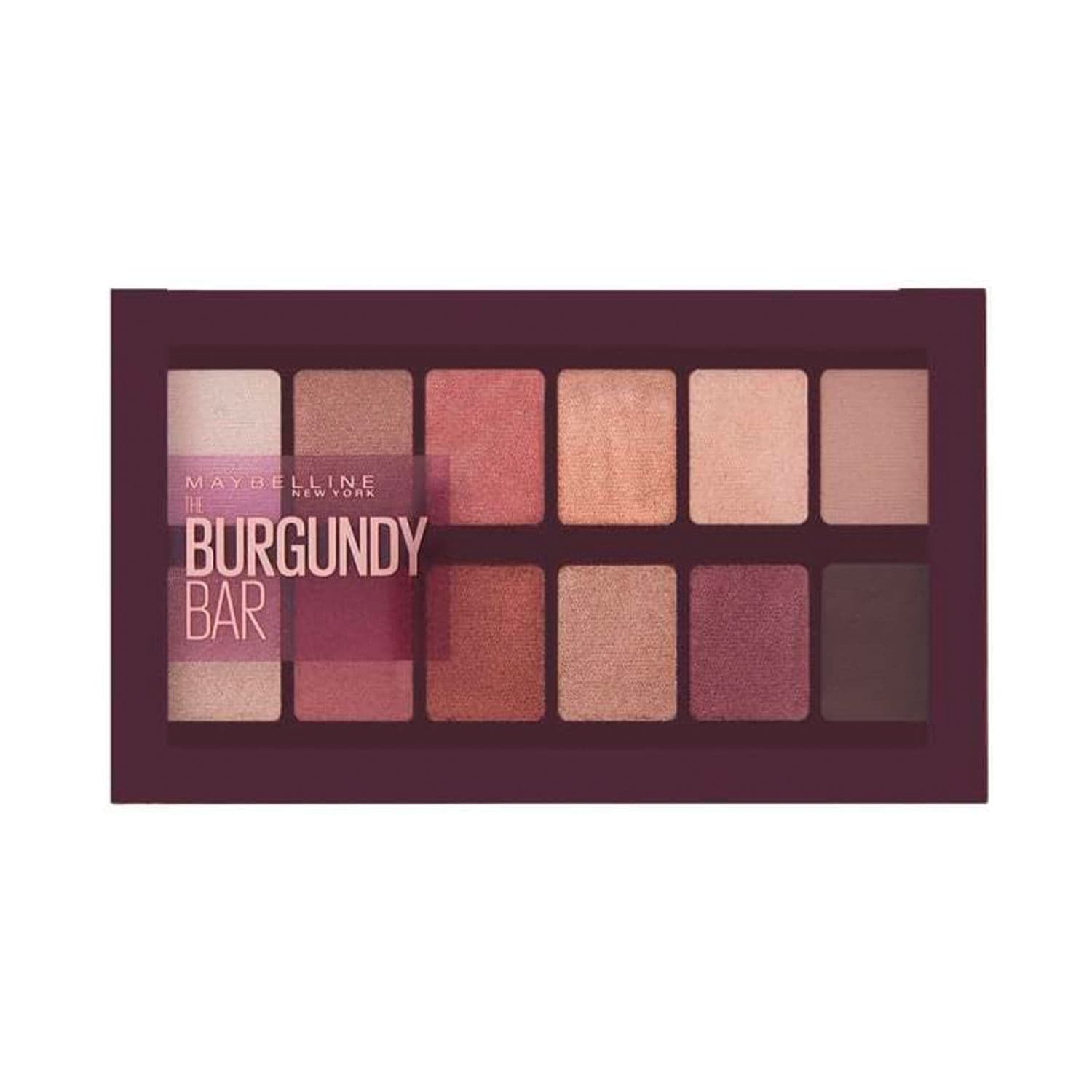 Mb Burgundy Bar Palette Sombras Nu 04