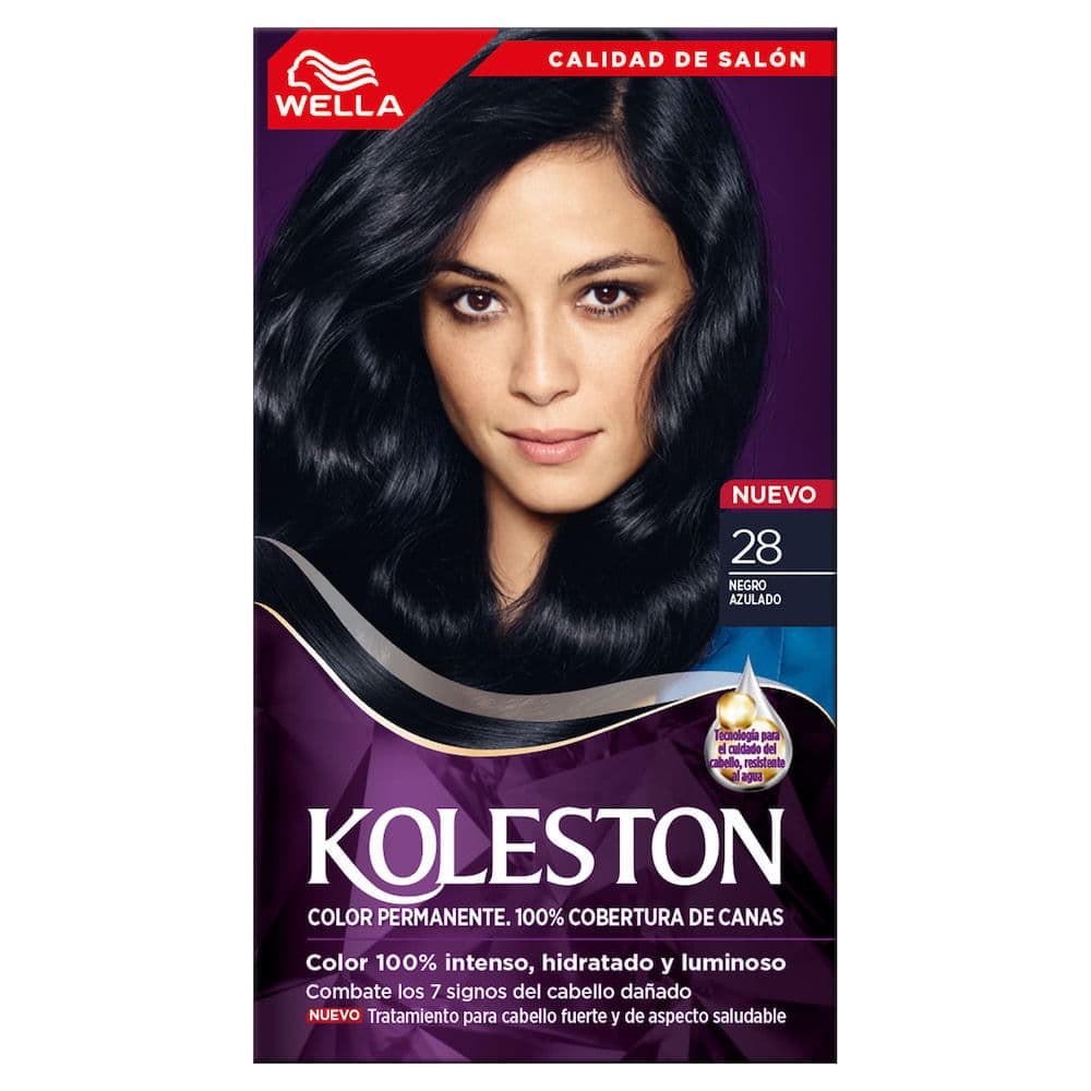 Koleston Tintura Kit N 28 Negro Azulado