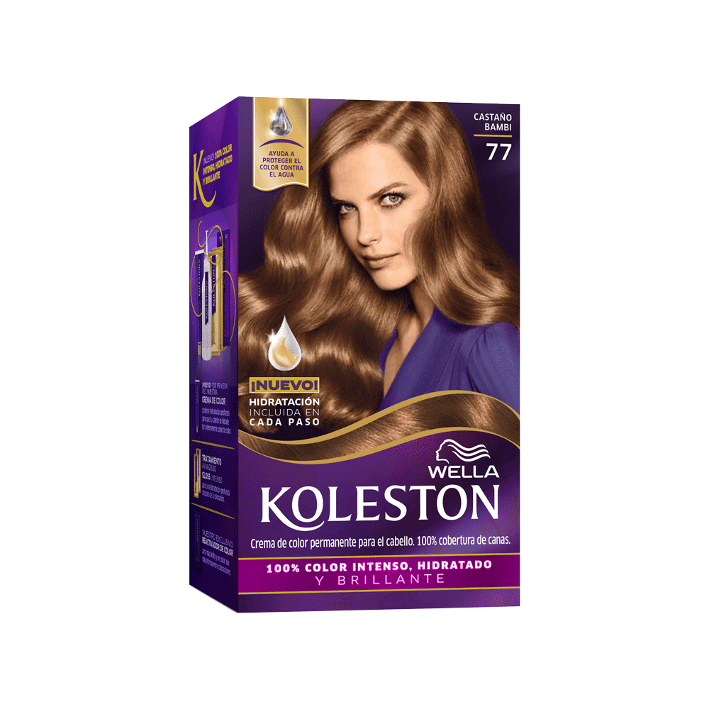 Koleston Tintura Kit N 77 Castaño Bambi