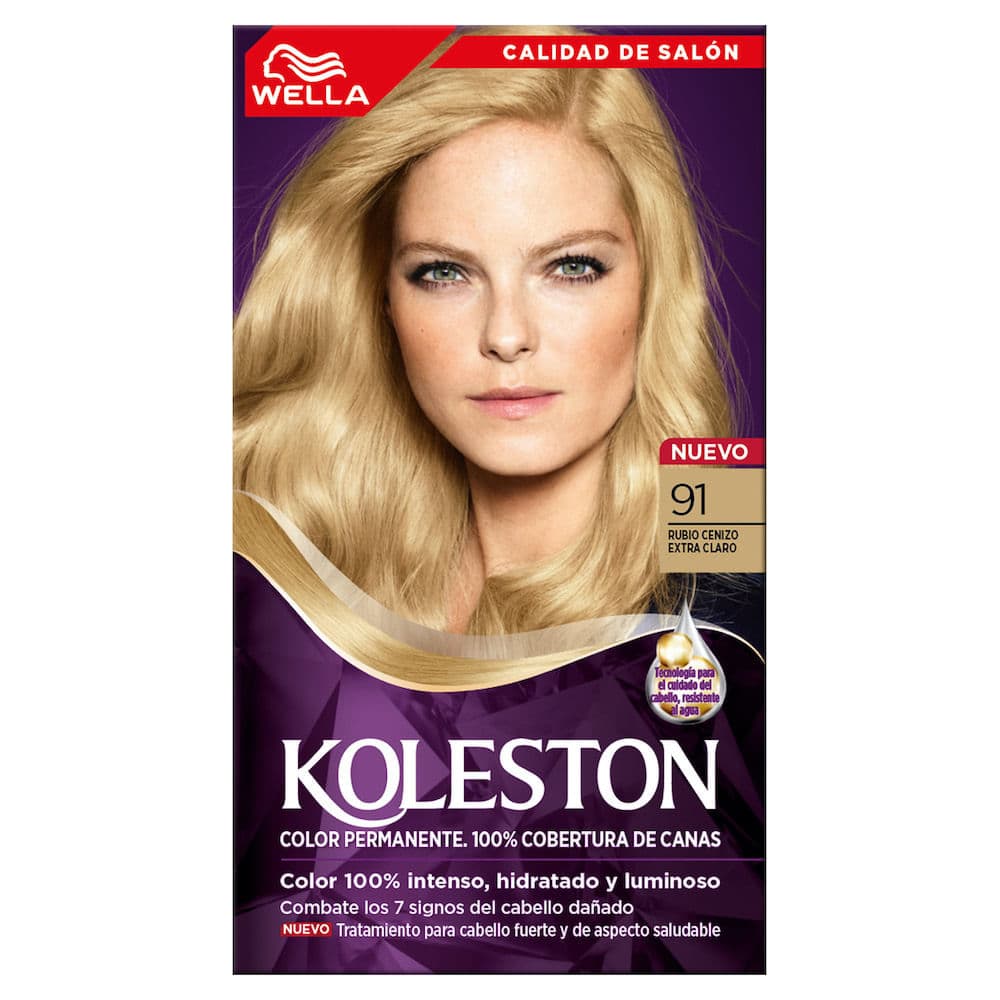 Koleston Tintura Kit N 91 Rubio Cenizo Extra Clar