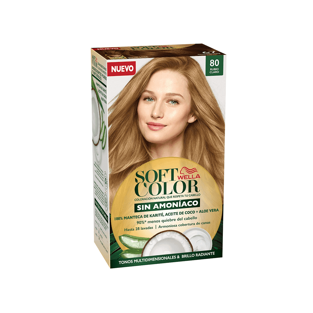 Soft Color Kit Colorac N 80 Rubio Claro