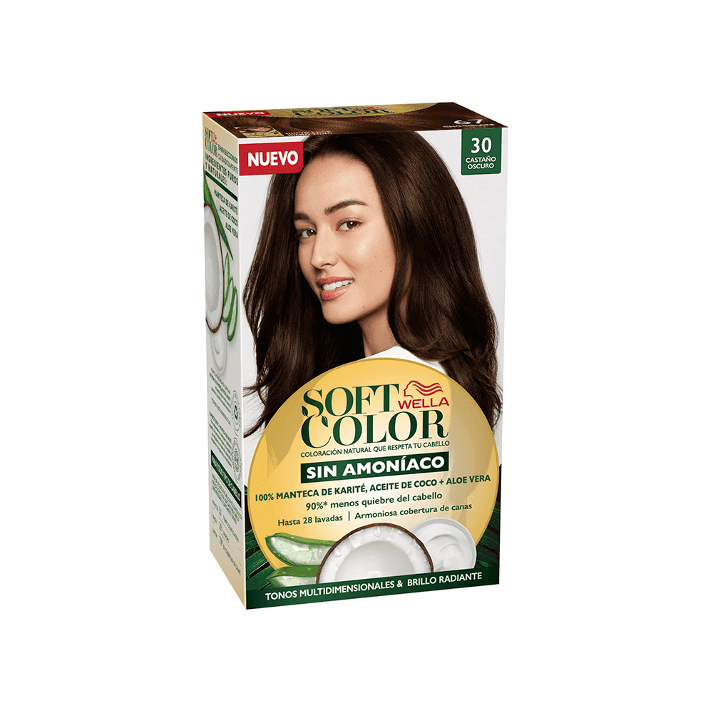 Soft Color Kit Colorac N 30 Castaño Oscuro