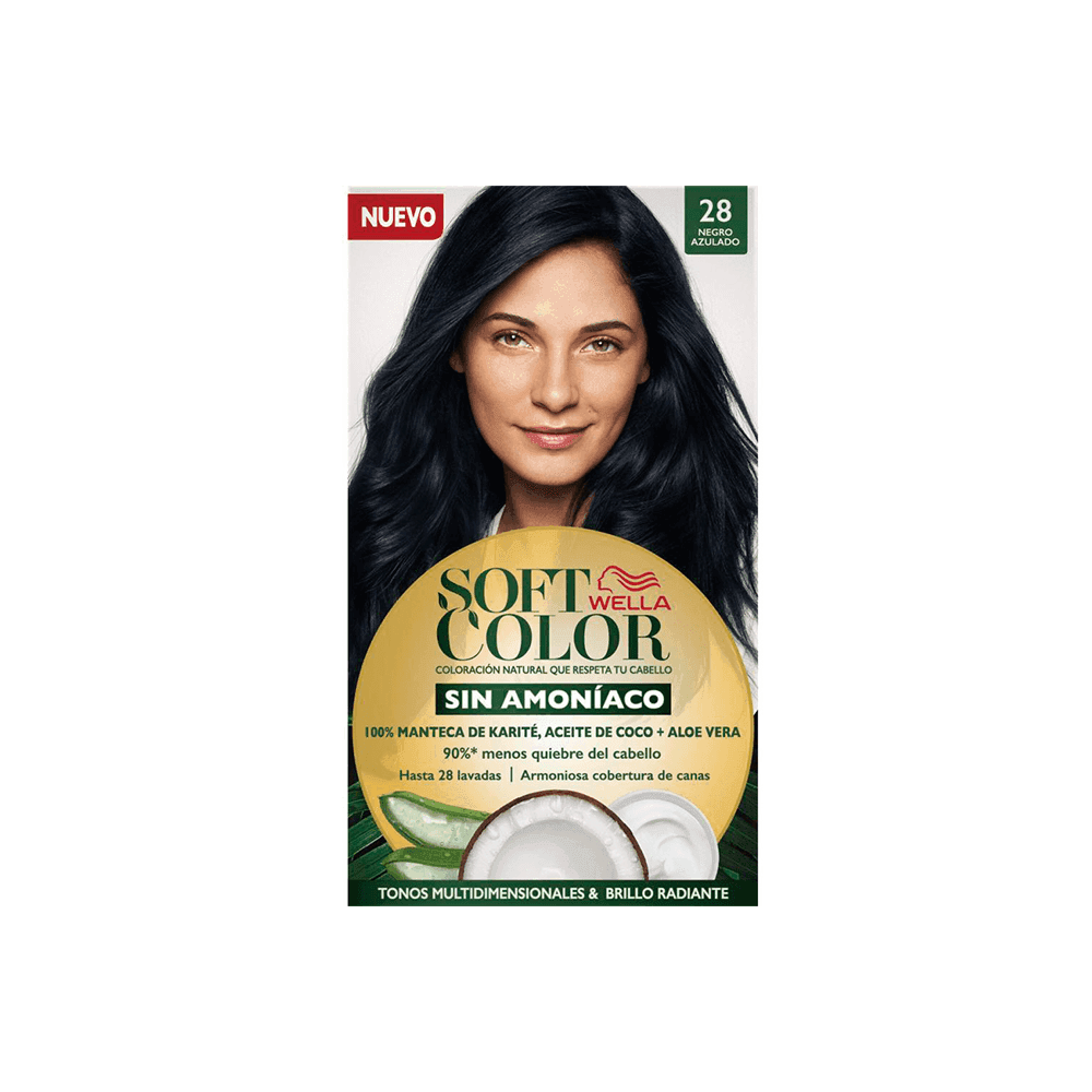 Soft Color Kit Colorac N 28 Negro Azulado
