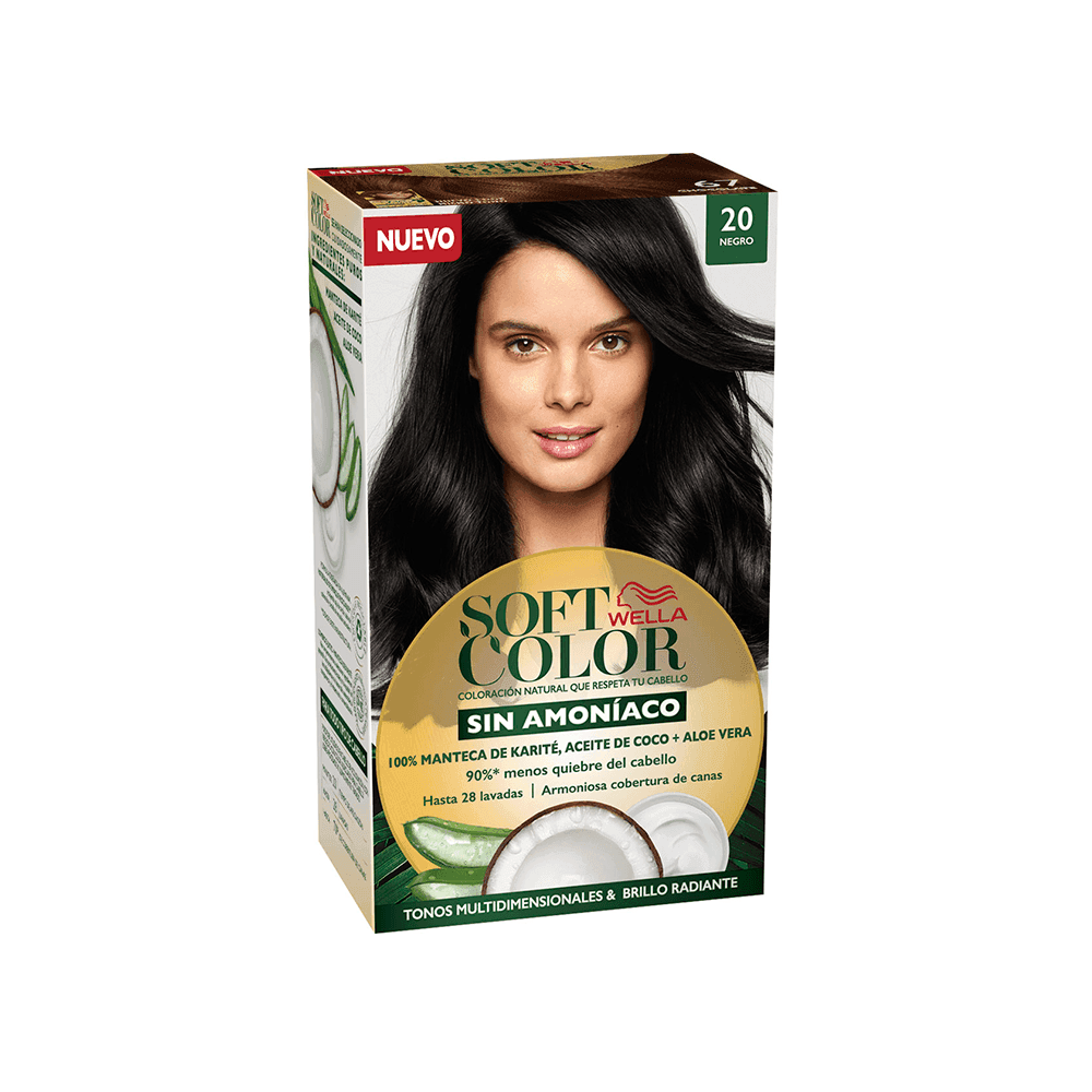 Soft Color Kit Colorac N 20 Negro