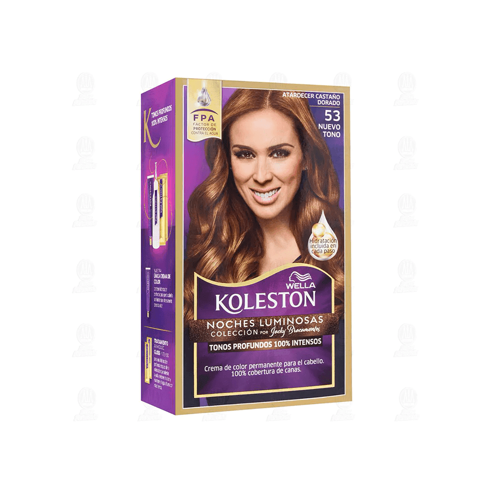 Koleston Tintura Kit N 53 Atard Castaño Dorado