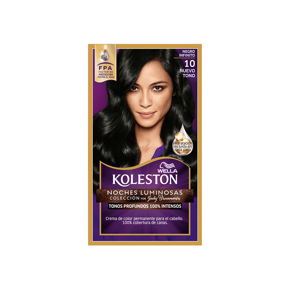 Koleston Tintura Kit N 10 Negro Infinito