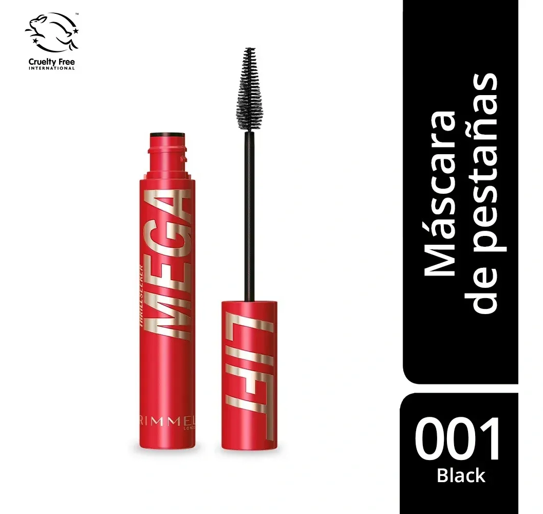 Rimmel Megalift Máscara Pest 001 Black