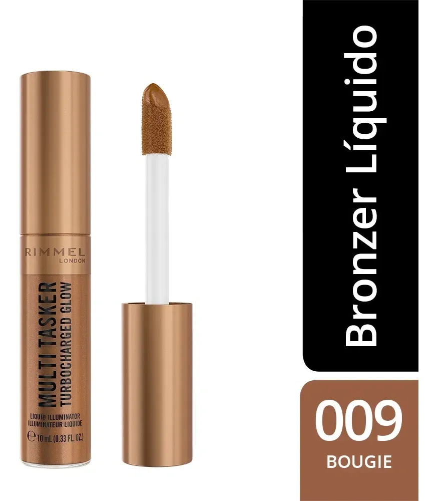Rimmel Iluminador Líquido Multitasker Turbo 009 Bougie Girl