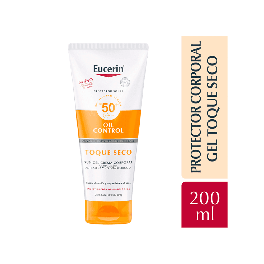Eucerin Sun Cr-Gel Prot Sol FPS50 Oil Ctrol X200M
