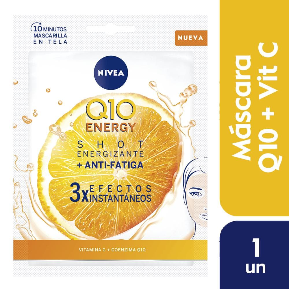 Nivea Mascarilla en Tela Q10+Vit C