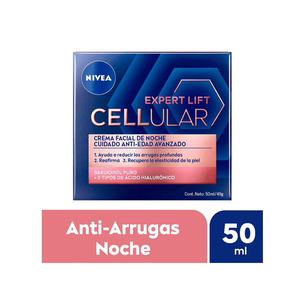 Nivea Crema Cellular Exp Lift A-Age Fac Noche