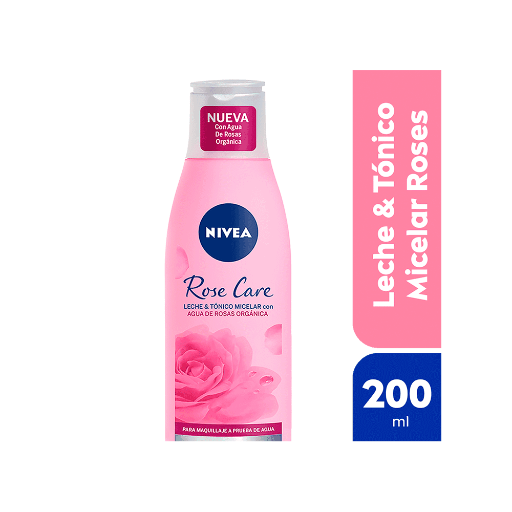 Nivea Fac Rose Care Leche&Tonic Micel 2EN1