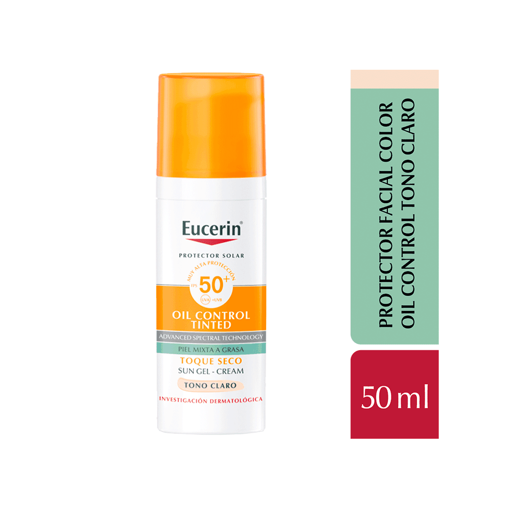 Eucerin Sun Oil Control Tinted Claro Fps50+