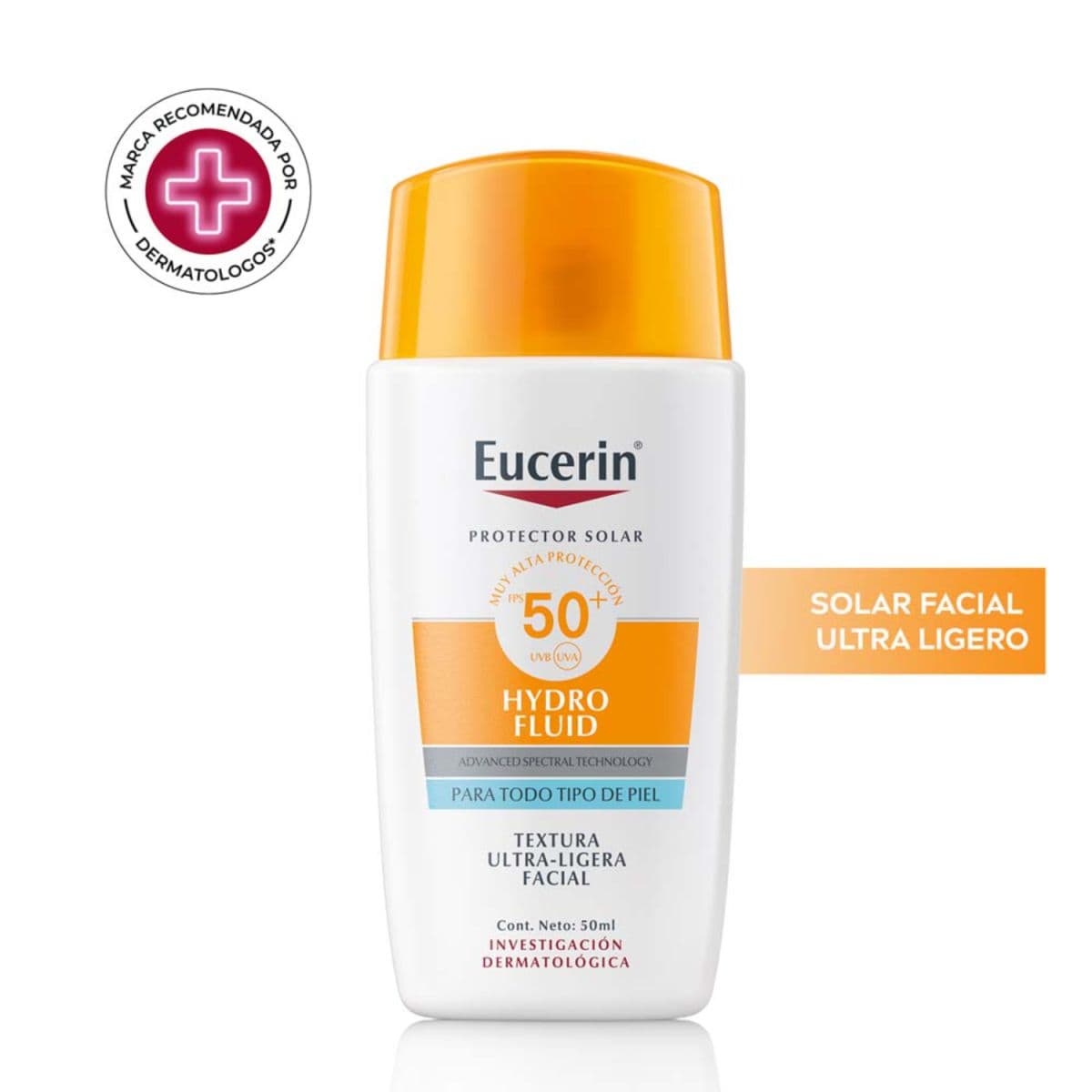 Eucerin Prot Sol Hydro Fluido Facial Fps50+