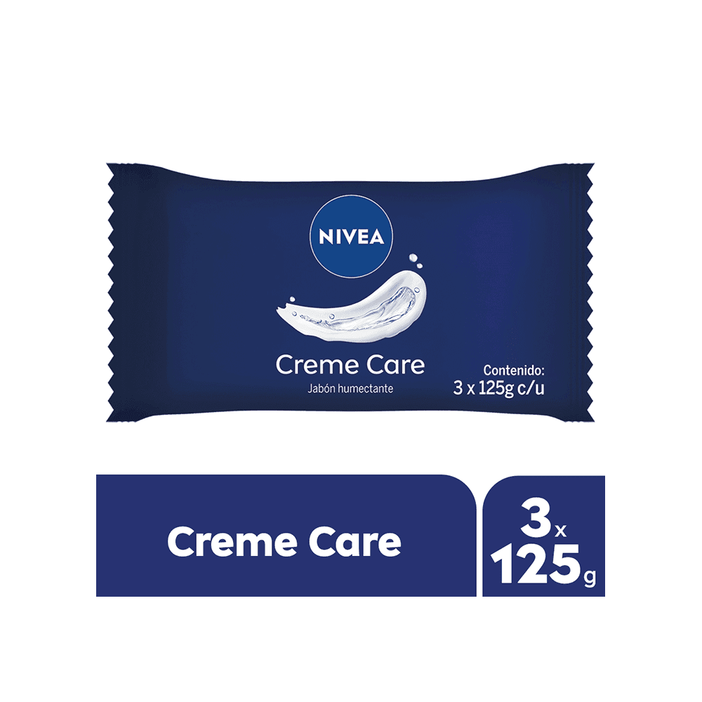 Nivea Jabón Creme Care X3