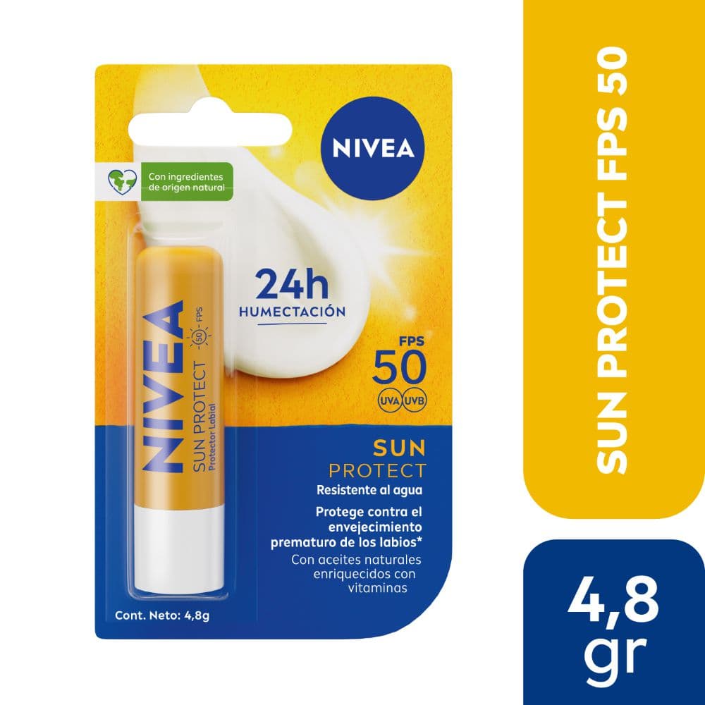 Nivea Protec Labial Sun FPS 50 X 4,8 GR