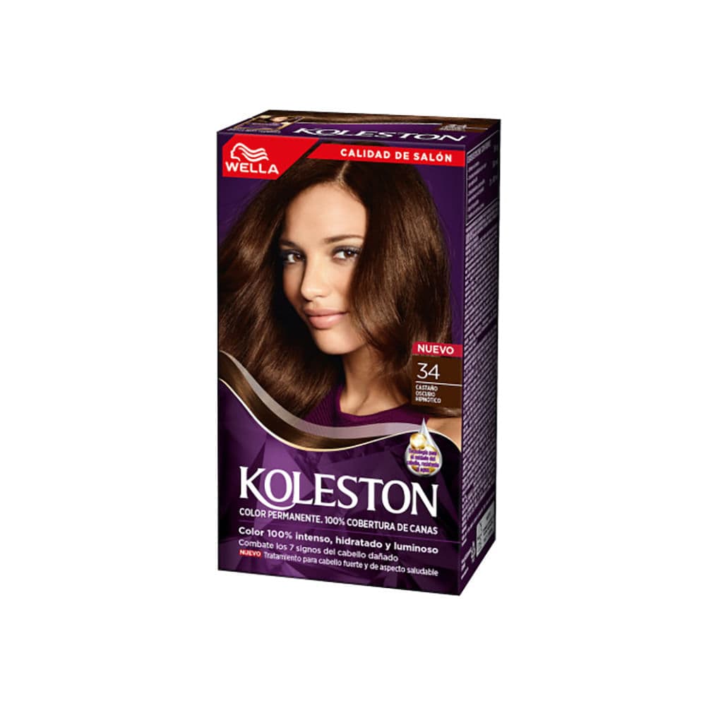 Koleston Tintura Kit N 34 Castaño Oscuro Hipnotic