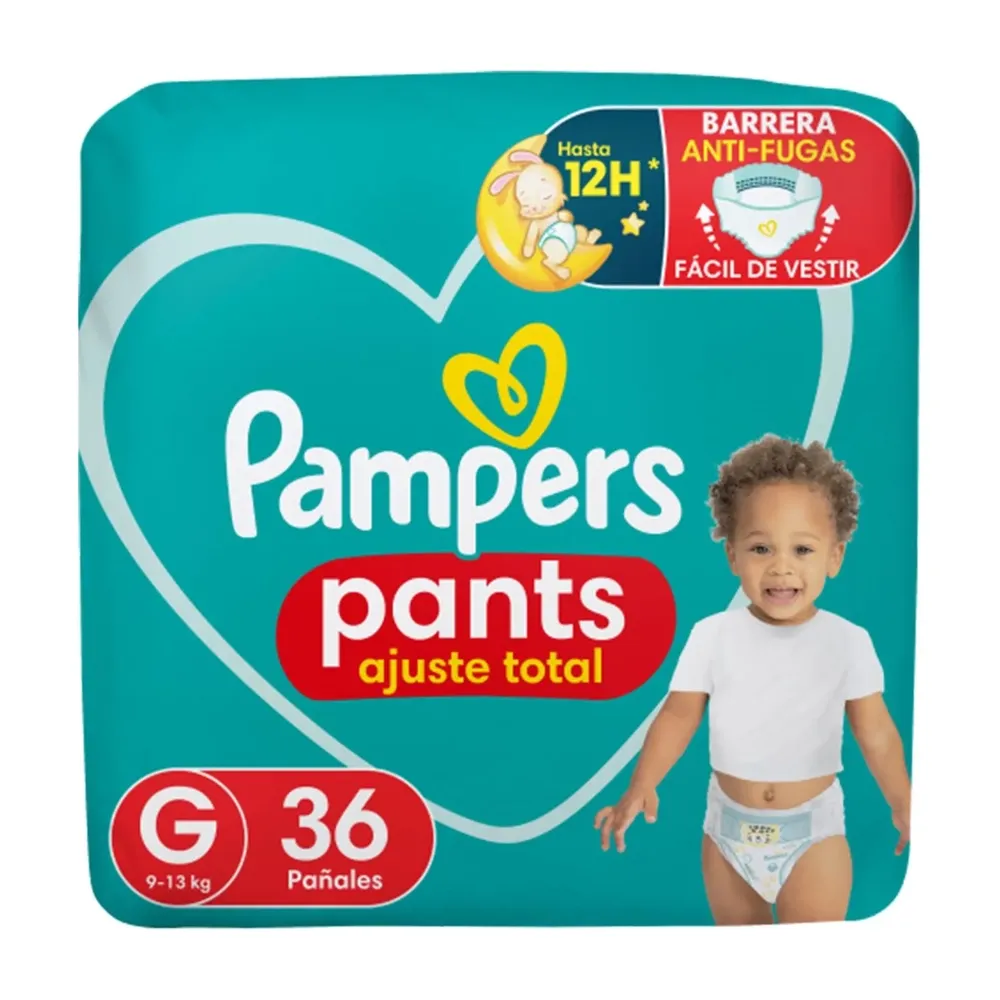 Pampers Pants Ajuste Total Pañal G