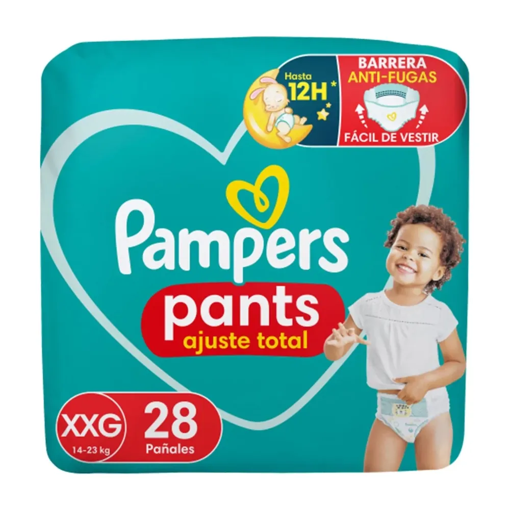 Pampers Pants Ajuste Total Pañal Xxg