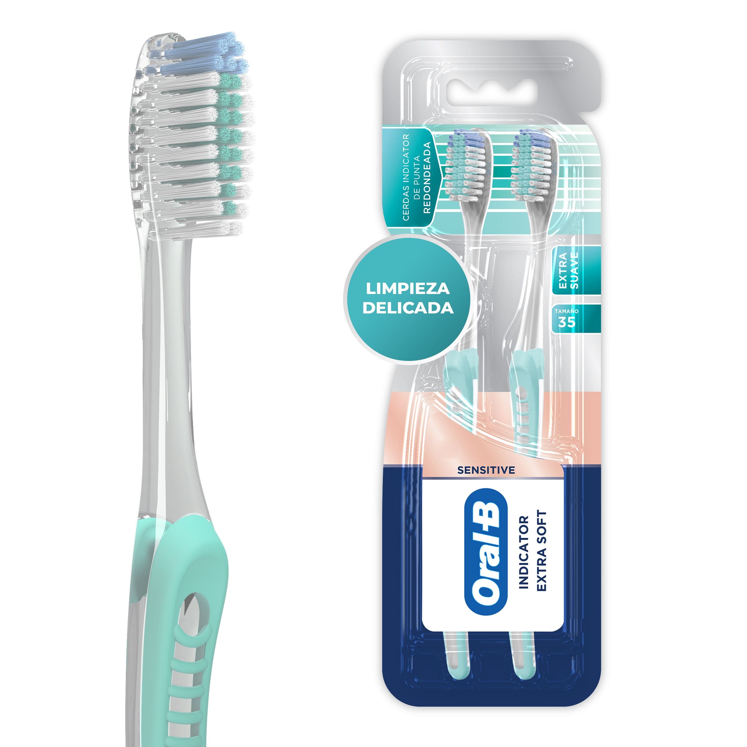 Oral-B Cepillo Indic Extra Soft Sens T-35 Pta Red 2