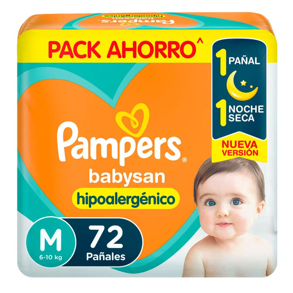 Pampers Babysan Hipoalerg Pañal M