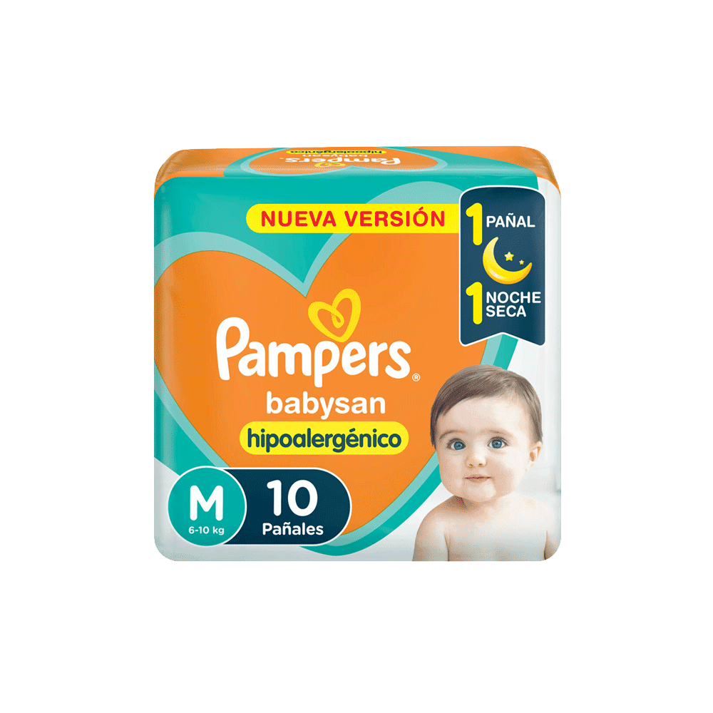Pampers Pañal Babysan M