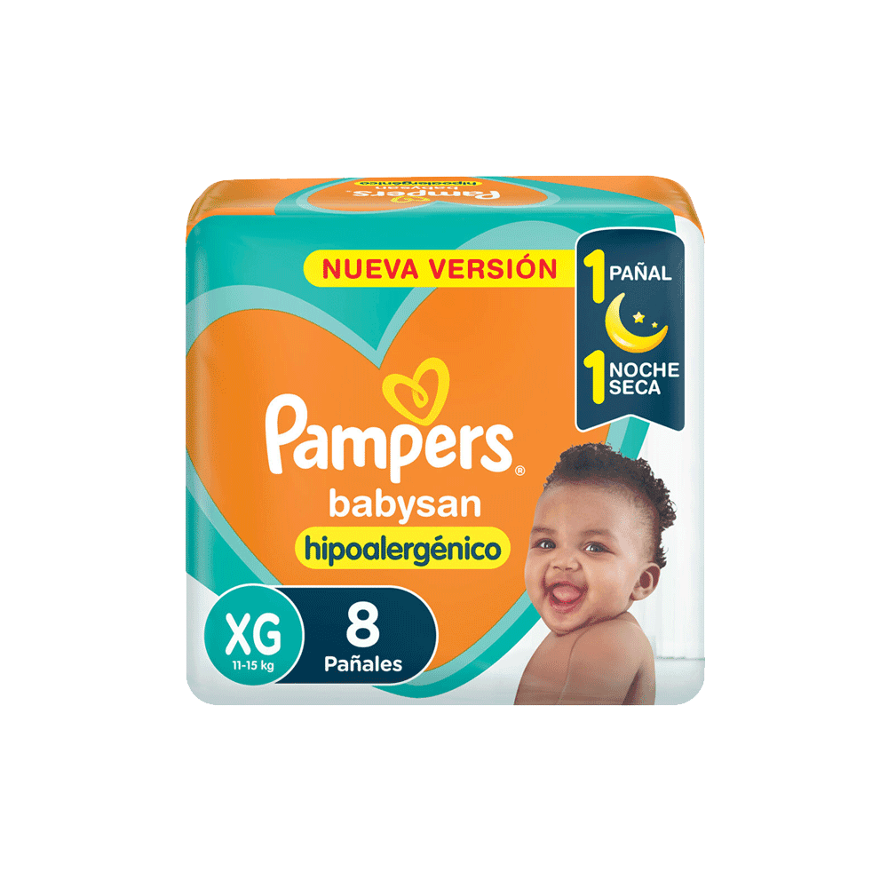 Pampers Pañal Babysan Hipoal Xg