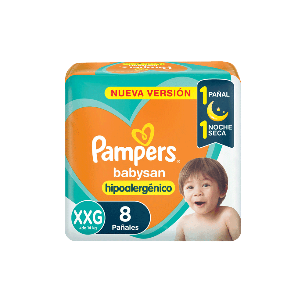 Pampers Pañal Babysan Xxg