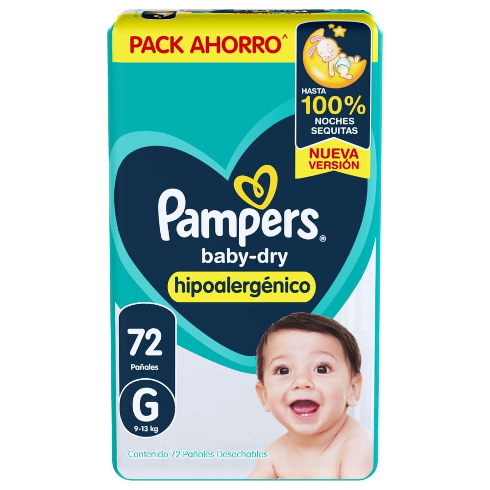 Pampers Baby Dry Pañal G