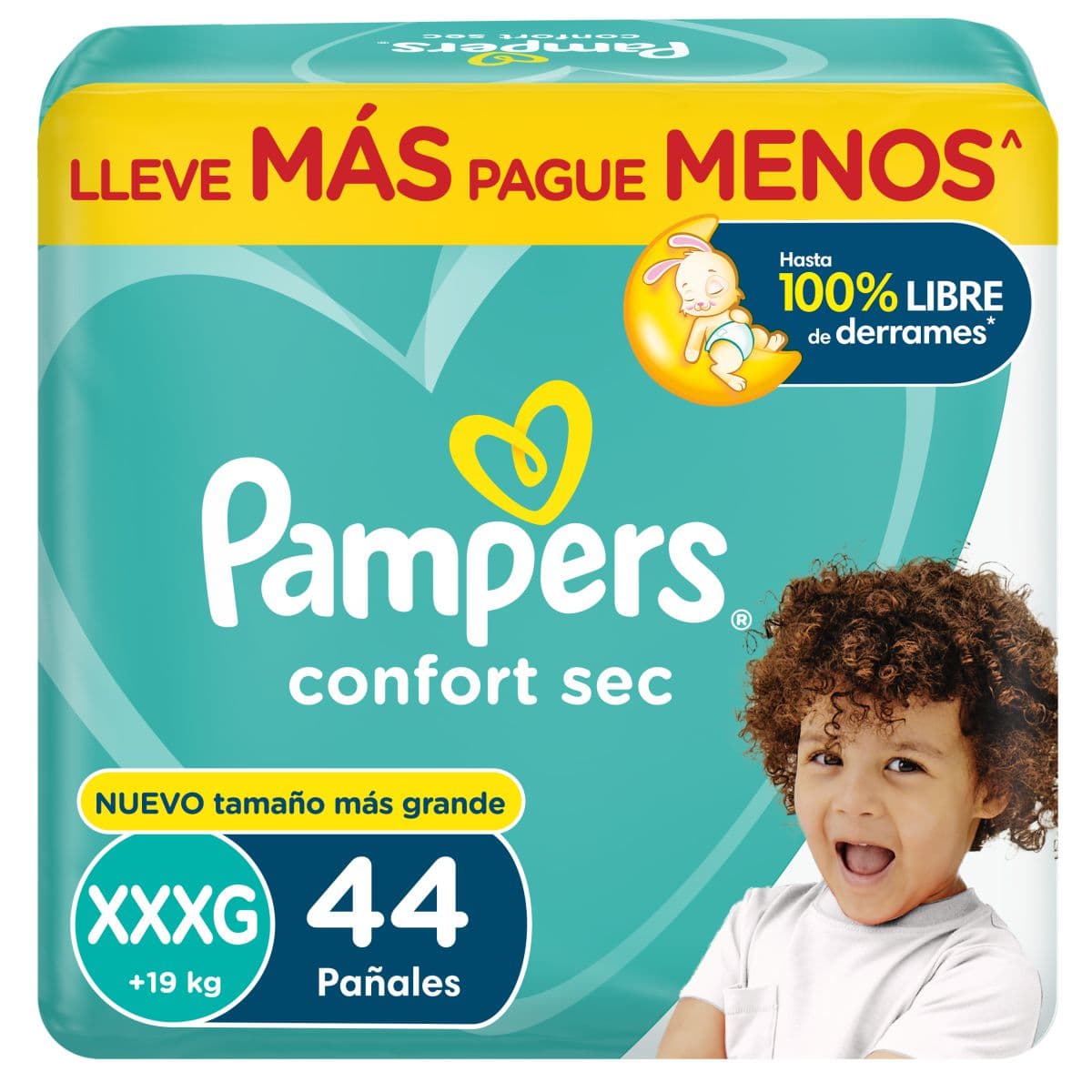 Pampers Pañal Confort Sec Xxxg
