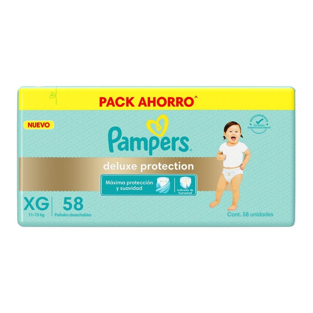 Pampers Deluxe Proteccion Pañal Xg