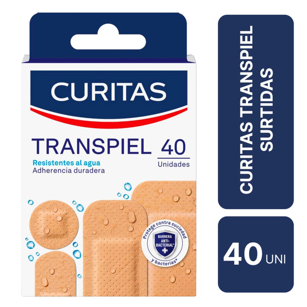 Curitas Apósitos Transpiel Res Al Agua