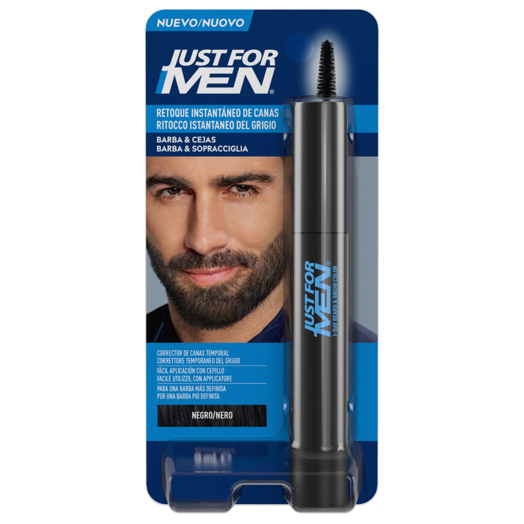Just For Men Touch Barba y Cejas Negro