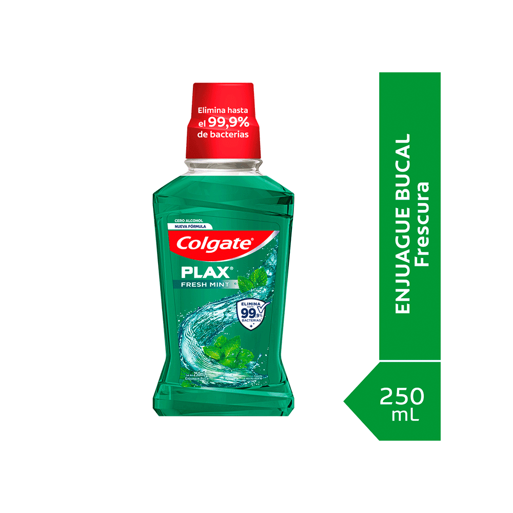 Colgate Enj Buc Plax Menta Fresca