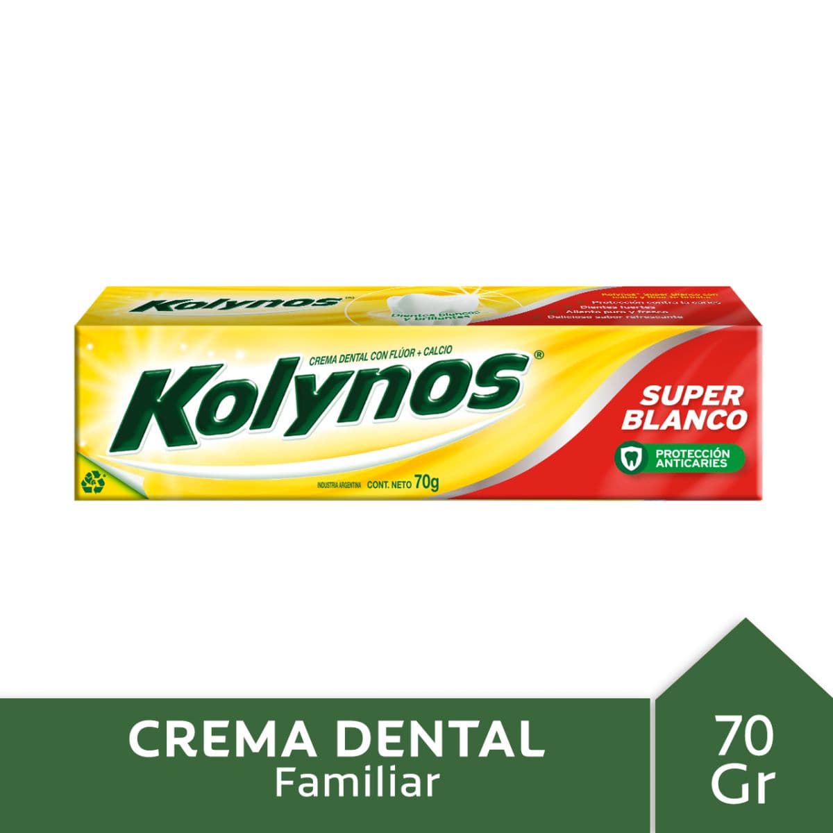 Kolynos Crema Dental Super Blanco