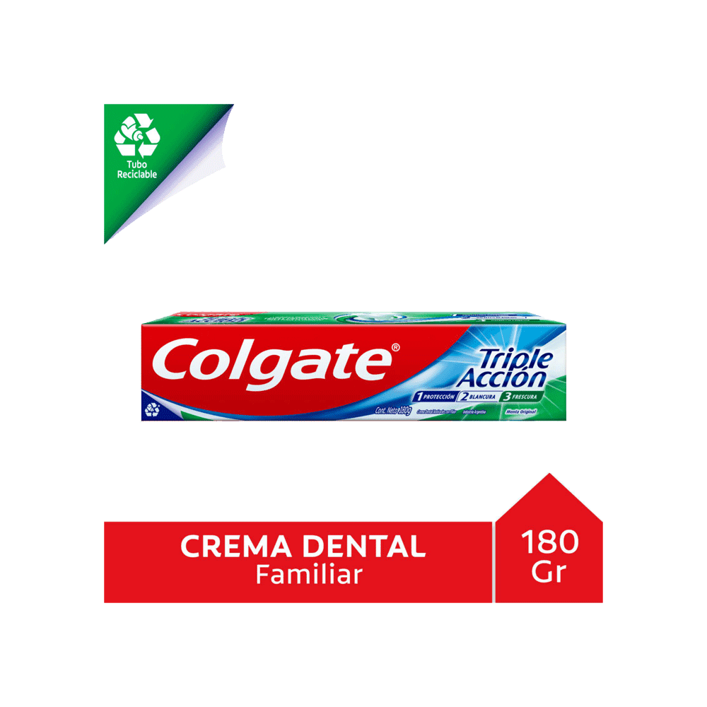 Colgate Crema Dental Tri Accion Tri Proteccion