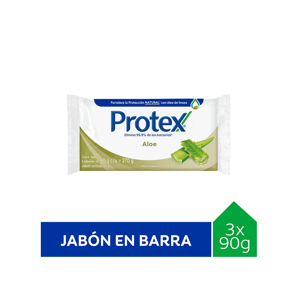 Protex Jabón Tocador Aloe X 3