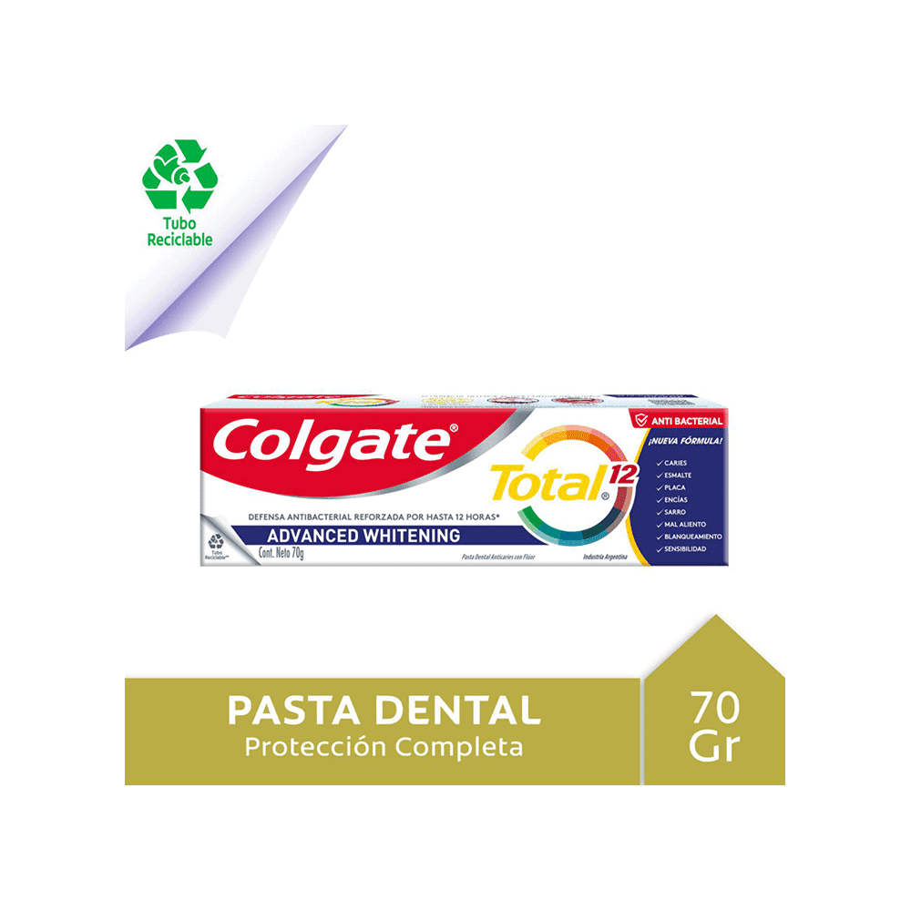 Colgate Crema Dental Total 12 Whitening
