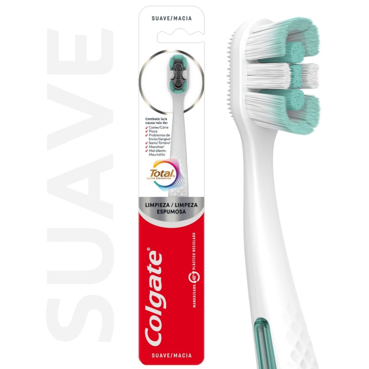 Colgate Cepillo Dental Total Limp Espumosa