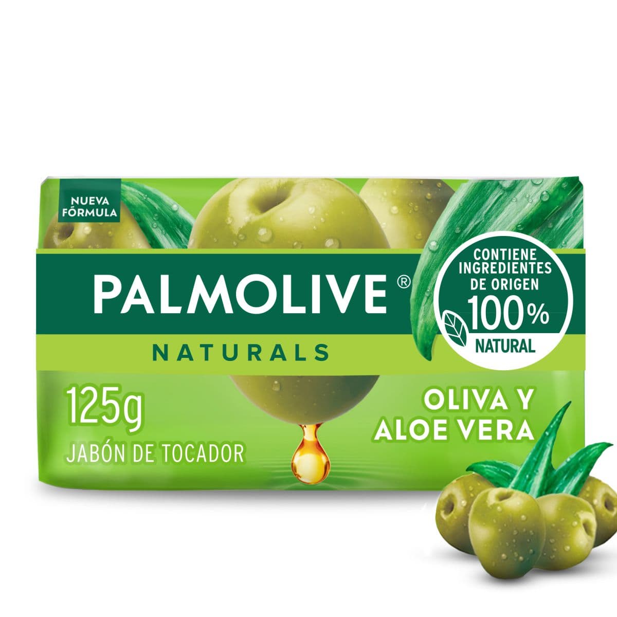 Palmolive Jabón Naturals Olive y Aloe Vera