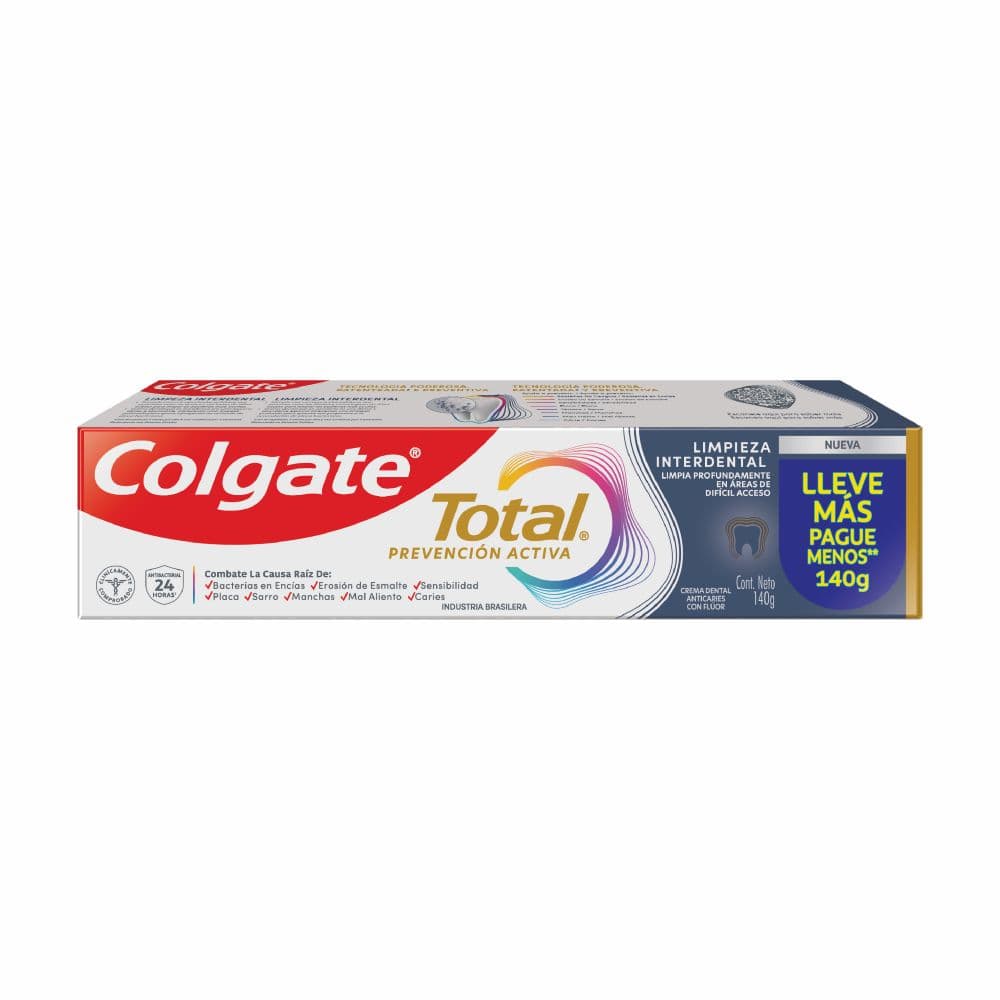 Colgate Crema Dental Total Limpieza Interdental