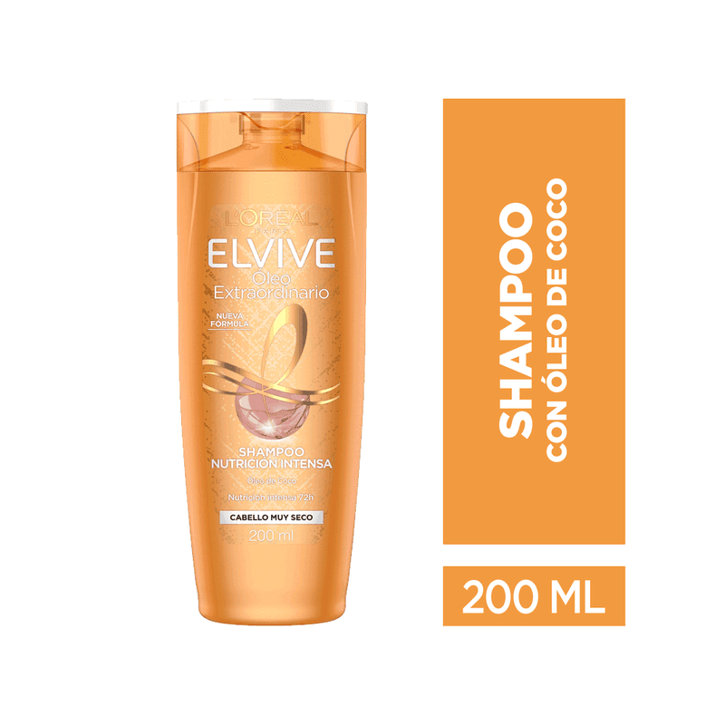 Elvive Óleo Extraordinario Nutrición Intensa Shampoo