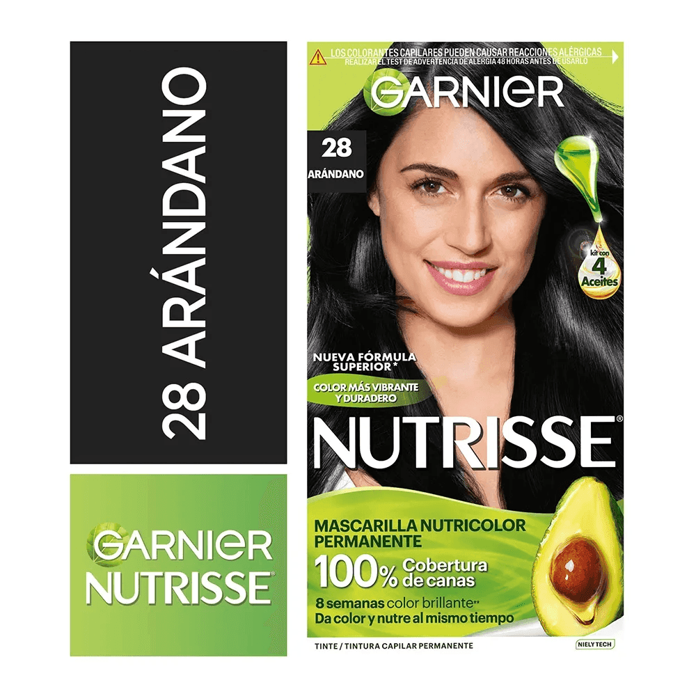 Nutrisse Kit Tintura 28 Negro Azulado Arandano