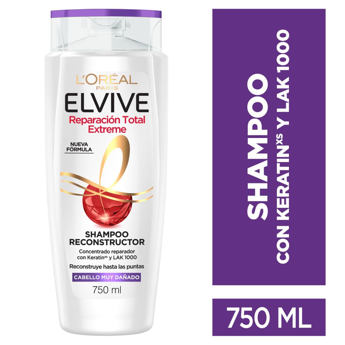 Elvive Rep Total Extreme Shampoo X 750 Ml(New)