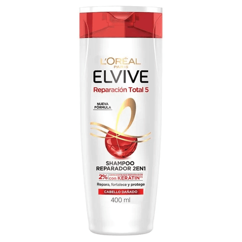 Elvive Reparación Total 5+ 2 en 1 Shampoo