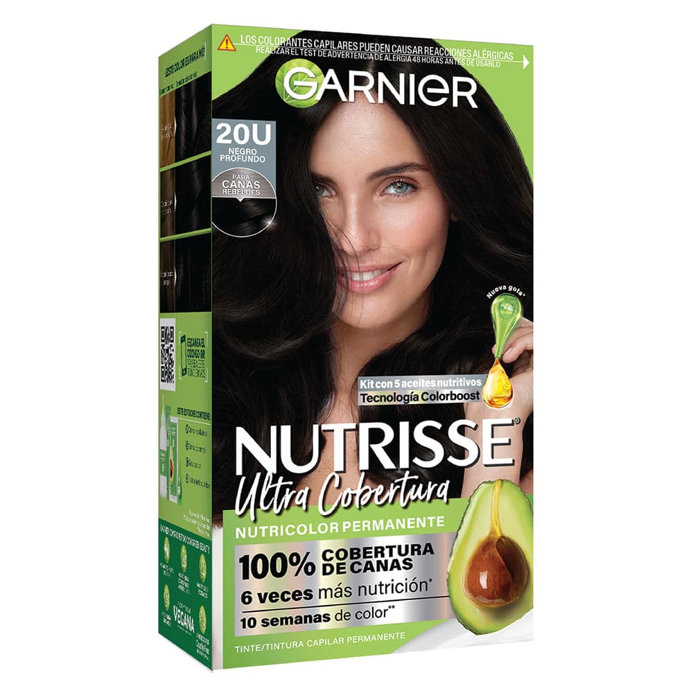 Nutrisse Garnier Kit Tintura 20U Negro Profundo