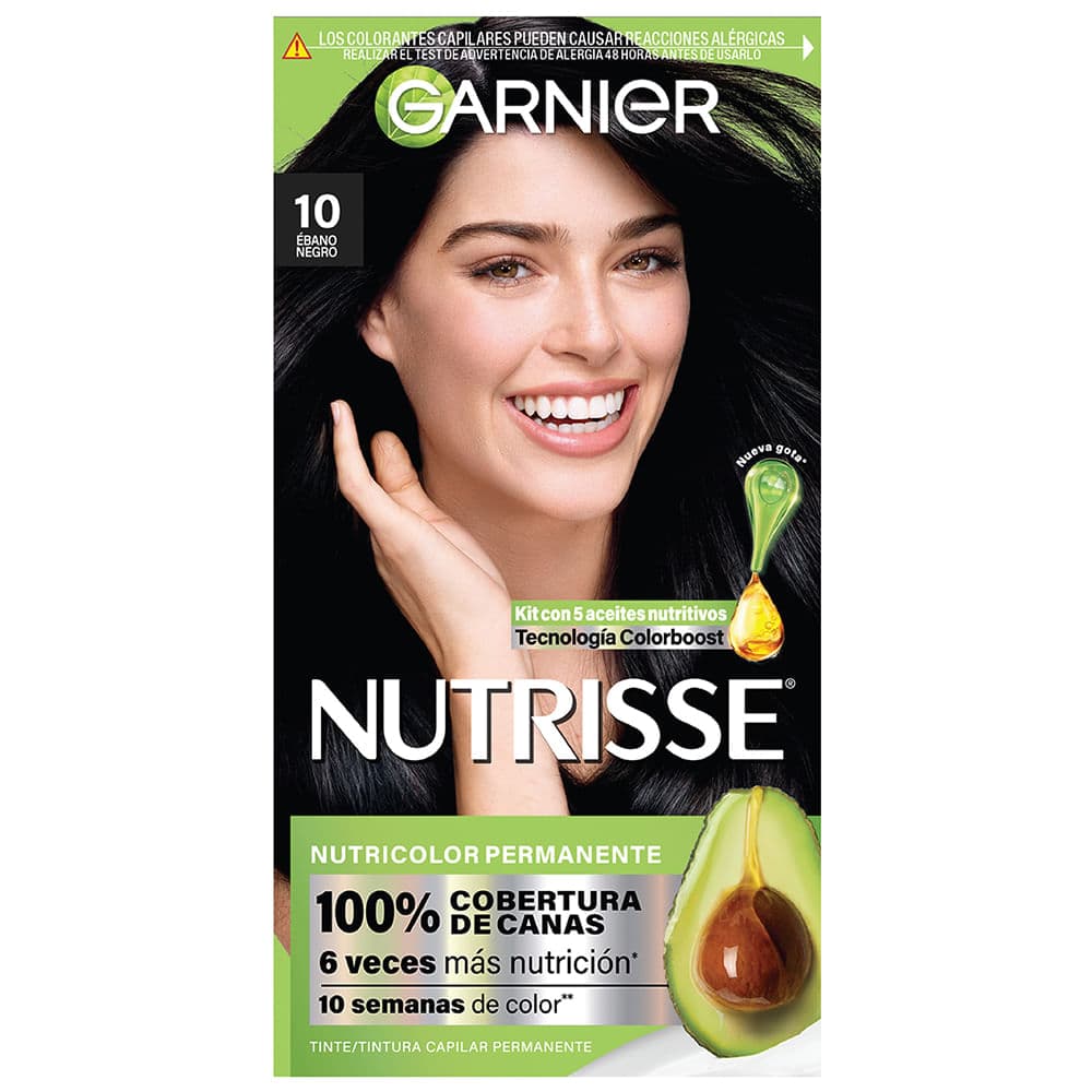 Nutrisse Garnier Kit Tintura 10 Ebano