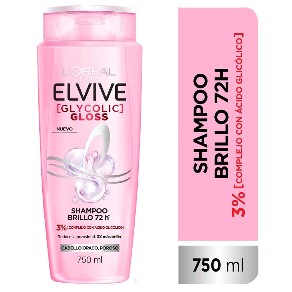 Elvive Glico Gloss Brillo Shampoo