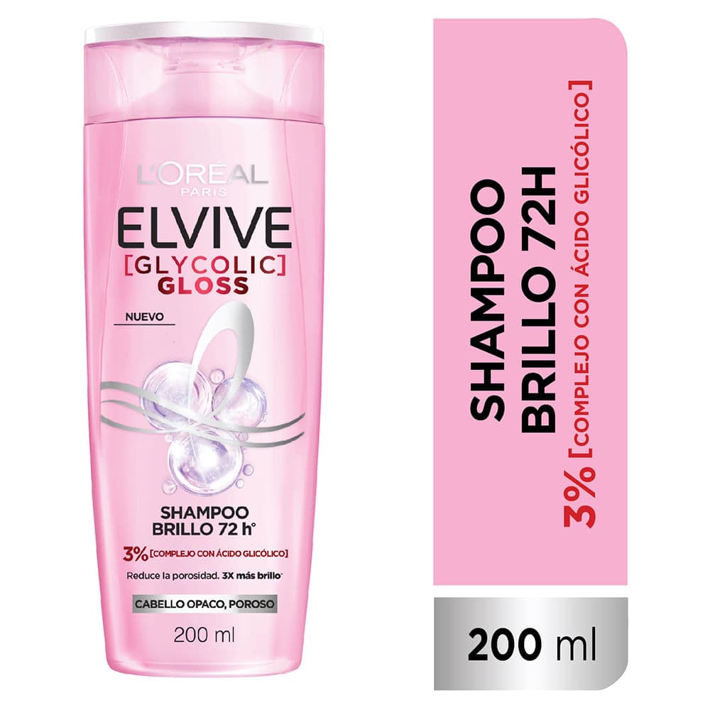 Elvive Glico Gloss Brillo Shampoo