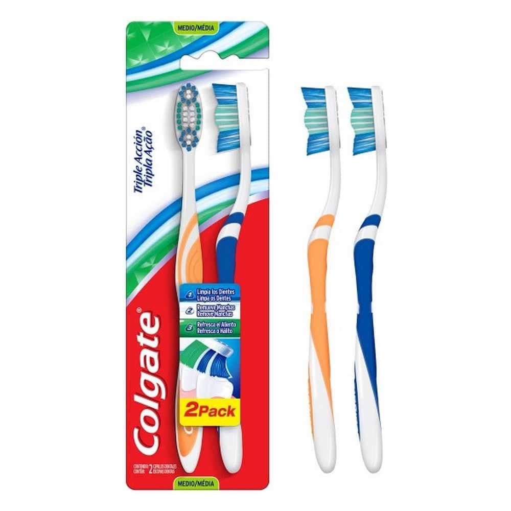 Colgate Cepillo Dental Tri/Accion Mediano 2